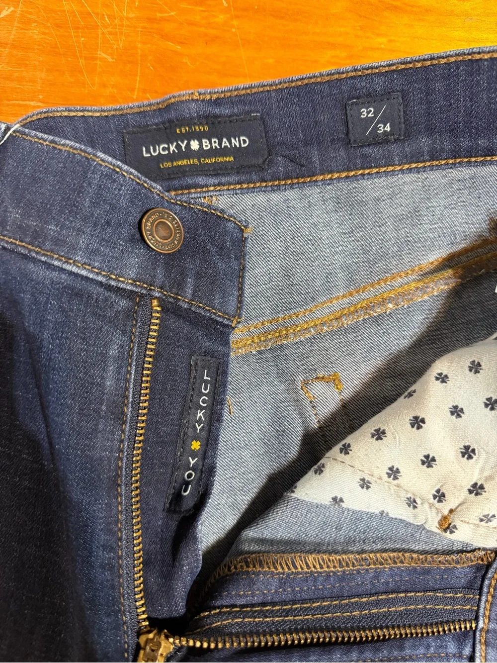 Lucky Brand Dark Indigo Denim Jeans - Blue